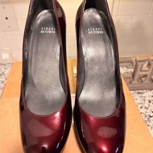 Stuart Weitzman Deep Red Heels